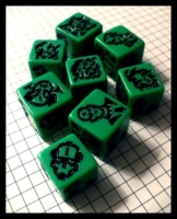 Dice : Dice - CDG - Marvel Super Dice - Heroes Green